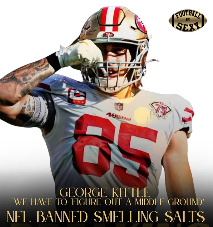 George Kittle Crashes NFL Set to Spill: Smelling Salts Are BANNED 😱