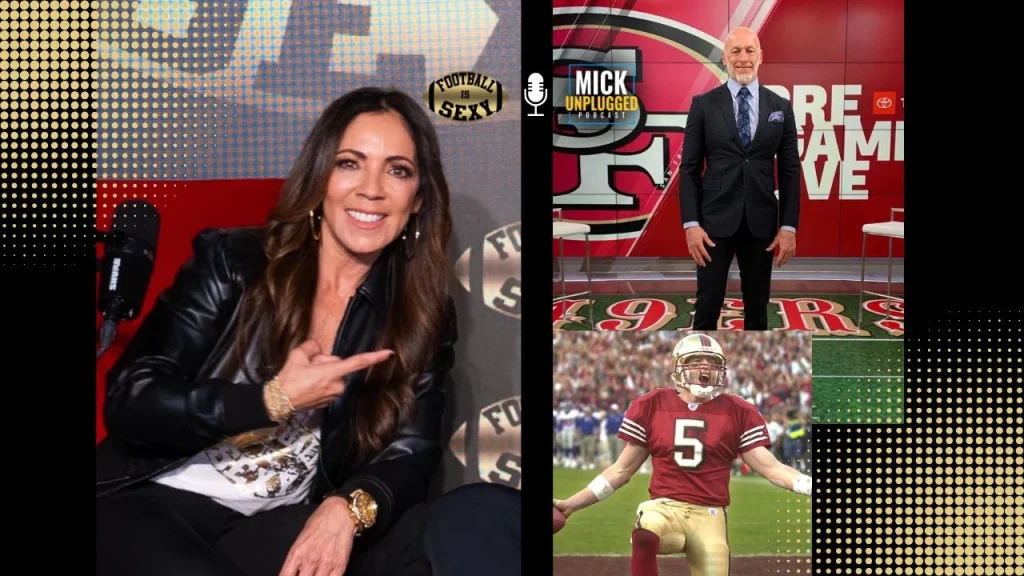 Sports hosts beside San Francisco 49ers kicker